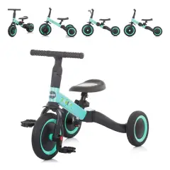 Triciclo - Bicicletta Smarty 2 in 1 Verde Menta