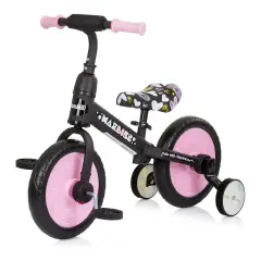 Bicicletta Max 2 in 1 Rosa