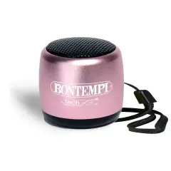 Mini Amplificatore Speaker Bluetooth Rosa TWS Portatile Ricaricabile