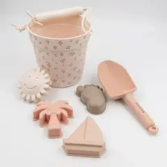 Bamboom Set Spiaggia Morbido Secchiello Con Accesori  Tulips