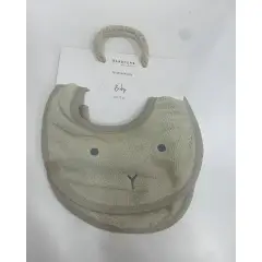 Bamboom Set Bavaglini 2 Pezzi Sand Taglia Unica