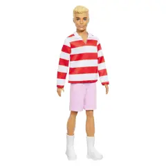 Barbie - Ken Fashionistas n. 241 Con Polo A Righe