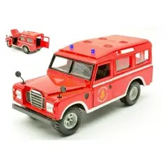 Auto 1:24 Vigili Del Fuoco Land Rover Series II