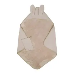 Asciugamano Neonato Waffle Mocha Sand Bamboom