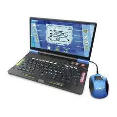 VTech Bit Smart Genius Plus Blu | Computer Didattico Bilingue 164 Attività