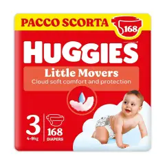Huggies Little Movers Taglia 3, 168 Pannolini Disney Ultra Dry