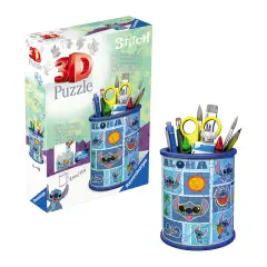 Puzzle 3D Portapenne Stitch