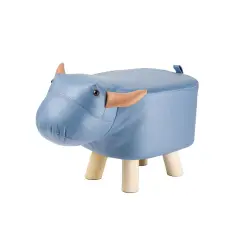 Sgabellino Pouf Toro In Ecopelle