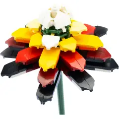 Set Costruzioni Flower Mattoncini Fiore Dalia Rossa