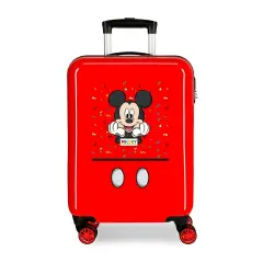 It's A Mickey Things Trolley Abs 55 Cm 4 Ruote Rosso