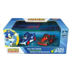 Sonic The Hedgehog Twinpack Sonic vs Shadow 1:43 Pull Back