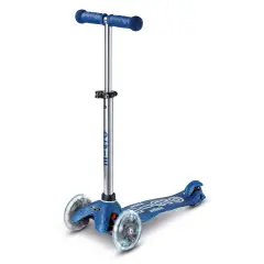 Monopattino Mini Micro Deluxe LED Blu Glitter Bambini