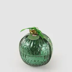 Candela Sfera Natalizia Profumata Verde 11cm EDG Greenwood