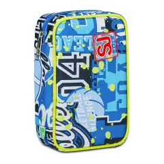 Astuccio Scuola Completo Seven Speed Case  Sj Gang Realbasket Boy
