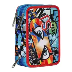 Sj Gang Facce Da Sj Astuccio Scuola 3 Zip