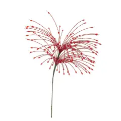 Ramo Zacary Decorazione Natale 63cm  Rosso