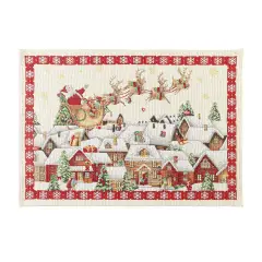 Tovaglietta Natale Lapland Bianco 48x33