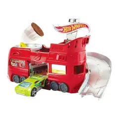Hot Wheels Dine & Dash Playset – Set di Gioco Pieghevole con Macchinina