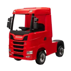 Camion Elettrico Bambini Scania 24V Rosso con Telecomando