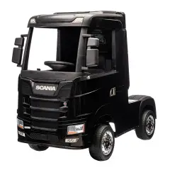 Camion Elettrico Bambini Scania 24V Nero con Telecomando