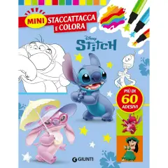 Libro Stitch Mini Staccattacca & Colora