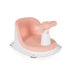 Moni Bernie Seggiolino da Bagno Rosa, Antiscivolo, Sicurezza e Comfort