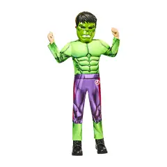 Costume Hulk Black Line - Taglia S -  7/8 Anni