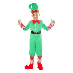 Costume Elfo Bambino - Taglia S - 7/8 Anni