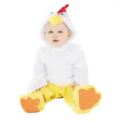Costume Pulcino Per Bambini 12/18 Mesi
