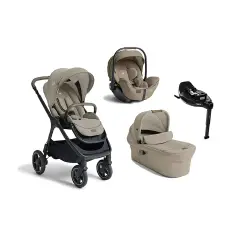 Trio Finiti 2 Signature Sandstone con Navicella Ramble XL e Base Encore per Seggiolino Auto