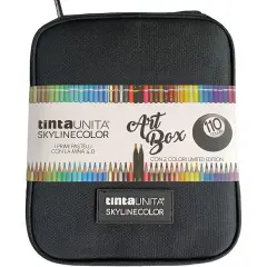 Art Box Maxi Con Manico 110 Pastelli Mina 4.0 Nera