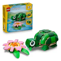 LEGO Creator 31377 Tartaruga 3 in 1 con Fiore di Ninfea 7+
