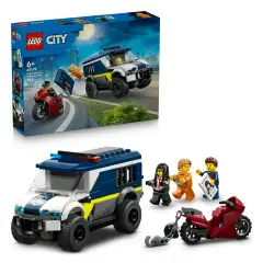 LEGO City Cellulare della Polizia 60479 con Camion e Moto