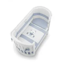 Tato Completo Sfilabile Ovale Bianco Azzurro Erbesi