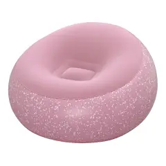 Pouf Gonfiabile Per Esterno - Interno Rosa Cipria