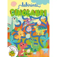 Libro Labirinti Dinosauri Zerosei