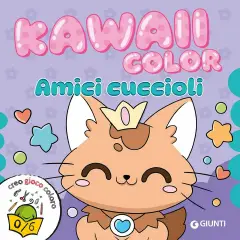 Libro Kawaii Color Amici Cuccioli Da Colorare