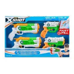 XShot Fast Fill Pistole ad Acqua Combo 2 Micro + 2 Nano