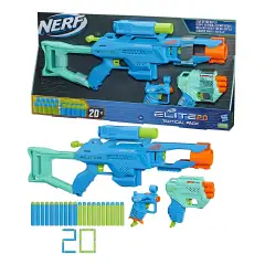 Nerf Elite 2.0 Tactical Pack 3 Blaster + 20 Dardi
