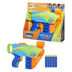 Nerf Elite Junior Flyer Blaster Bambini 6+ con 5 Dardi