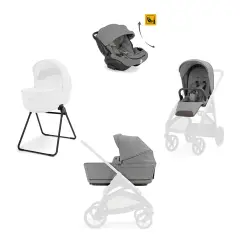 Aptica Sistem Quattro Darwin Cristal Grey (telaio escluso)