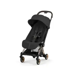 Coya Style Sepia Black Passeggino con Telaio Rosegold Cybex