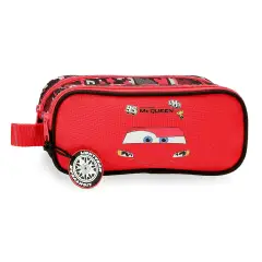 Cars Lightning McQueen Rosso Astuccio Bustina 2 Scomparti