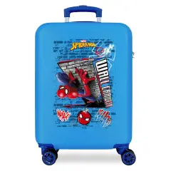 Spiderman Wall Crawler Trolley Abs 55 Cm 4 Ruote Azzurro