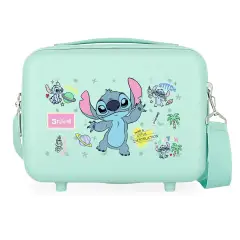 Stitch Little Destruction Neceser Abs Turchese