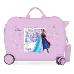 Frozen In This Together Trolley Cavalcabile Abs 50 cm 4 Ruote Lilla