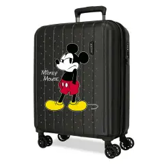 Mickey Waiting Trolley Abs 55 cm 4 Ruote Nero