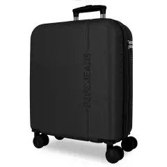 Pepe Jeans Montana Trolley Abs 55 cm 4 Ruote Nero