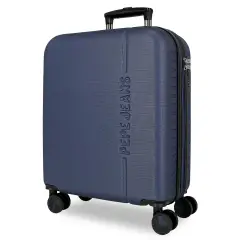 Pepe Jeans Montana Trolley Abs 55 cm 4 Ruote Marino