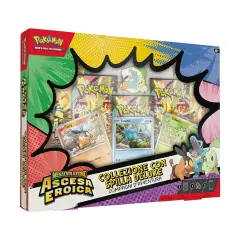 Pokemon Megaevoluzione Ascesa Eroica Collezione con Spilla Deluxe Compagni d'Avventura